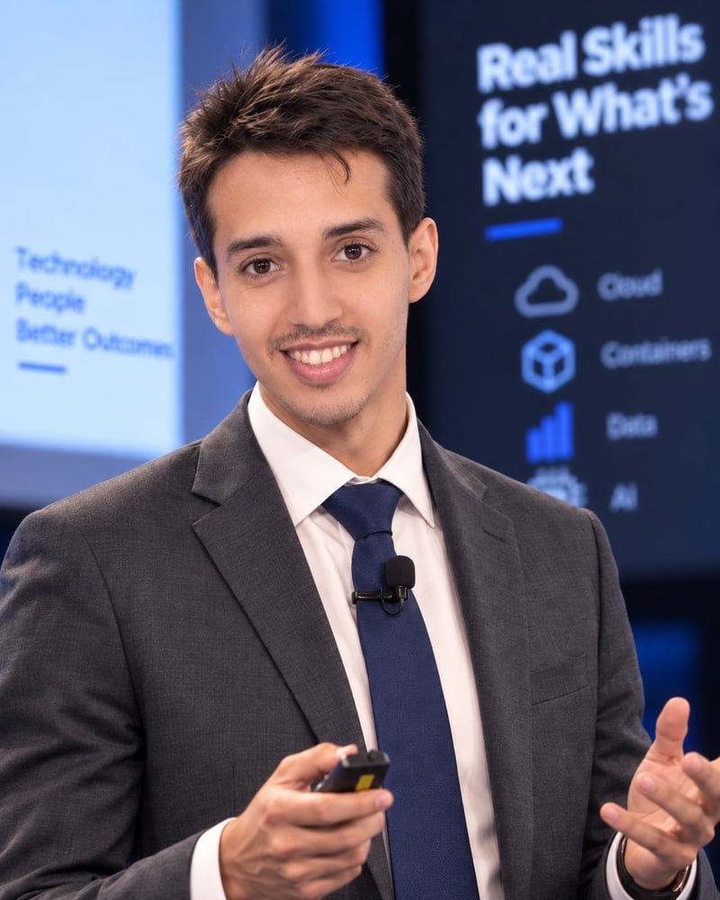 Portrait of Mohamed Echout, technical trainer and consultant